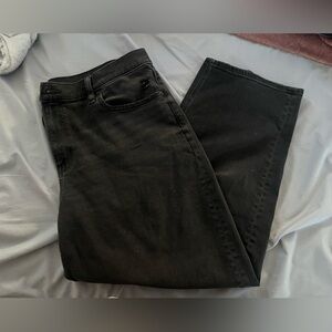 American Eagle barrel jeans. Black size 16